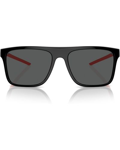 Scuderia Ferrari X 58mm Square Sunglasses - Black