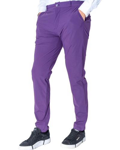 Maceoo Slim Fit Pants - Purple