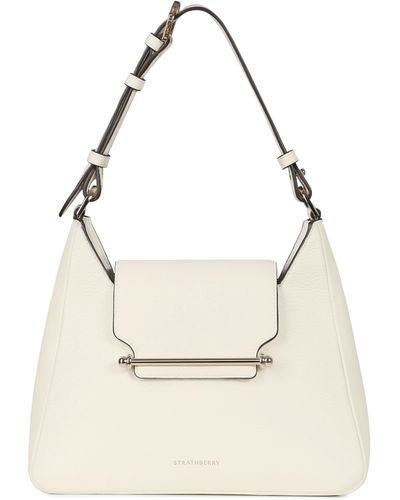 Strathberry Multrees Leather Hobo - Natural