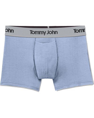 Tommy John Second Skin Luxe Rib Trunks - Blue