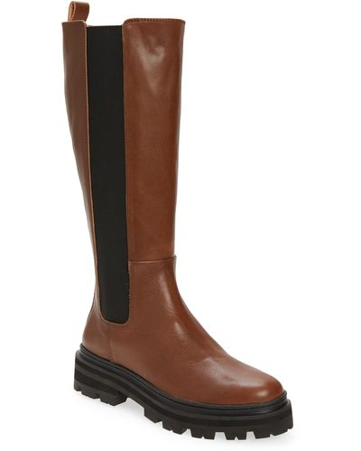 Madewell The Poppy Lugsole Knee High Boot - Brown