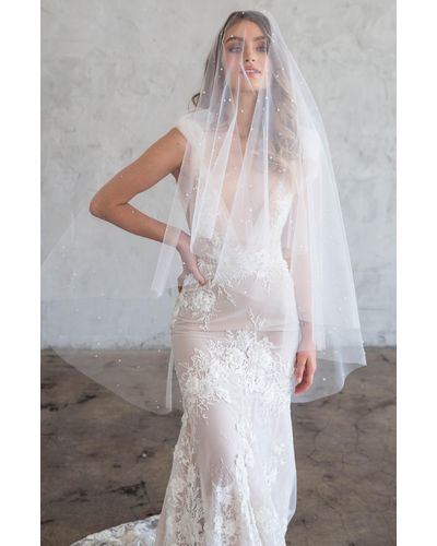 Brides & Hairpins Blanche Double Layer Veil - White