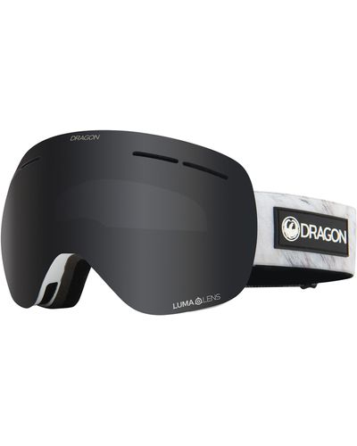 Dragon X1s 70mm Snow goggles With Bonus Lens - Black