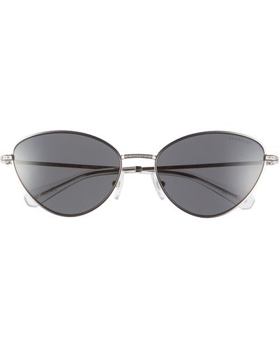 Swarovski 58mm Cat Eye Sunglasses - Gray