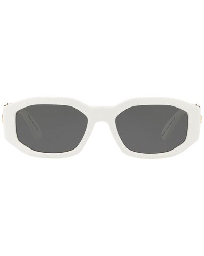 Versace biggie 53mm Round Sunglasses - Multicolor