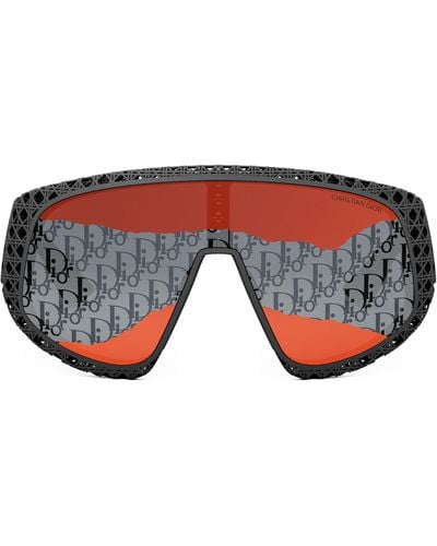 Dior '3d M1u Mirrored Mask Sunglasses - Multicolor