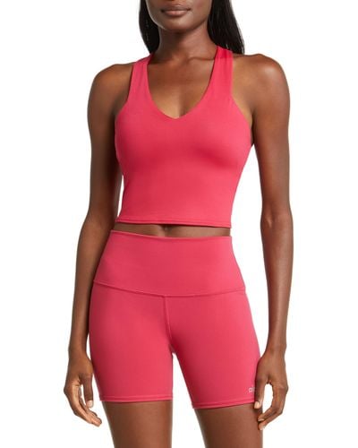 Alo Yoga Real Sports Bra - Red