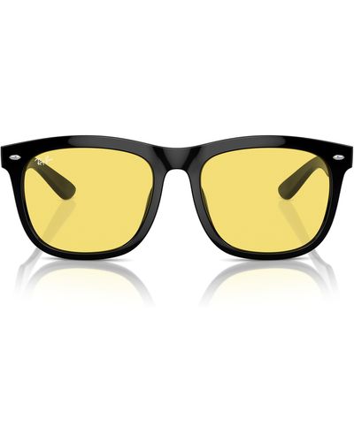 Ray-Ban Square 57mm Sunglasses - Yellow