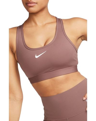 Nike Dri-fit Padded Sports Bra - Gray