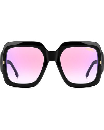 Carrera 54mm Square Sunglasses - Pink
