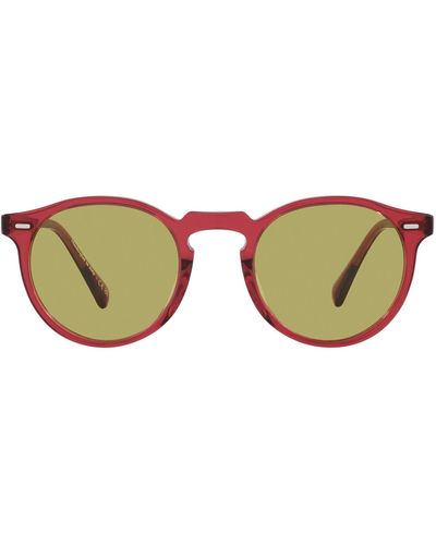 Oliver Peoples 50mm Polarized Round Sunglasses - Multicolor