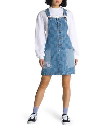 Denim Pinafore Dresses for Women - Up to 60% off