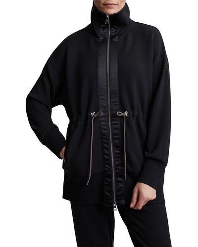 Varley Ridgefield Long Sweatshirt Jacket - Black