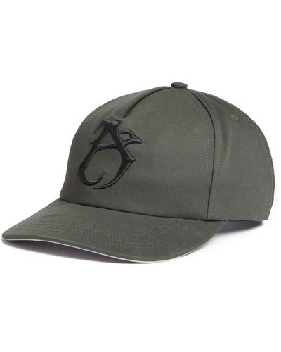 Afield Out Carbon Embroidered Baseball Cap - Green