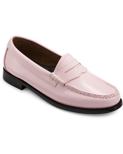 G.H. Bass & Co. Whitney Weejun Penny Loafer - Pink