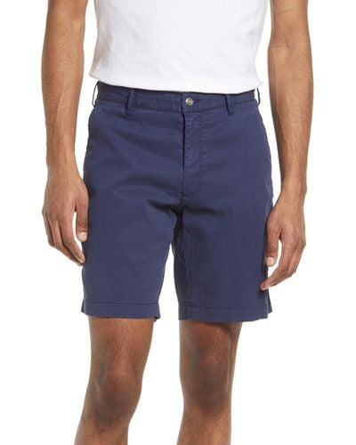 Peter Millar Bedford Stretch Twill Shorts - Blue