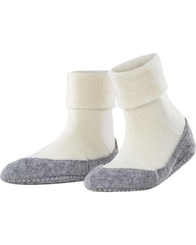 FALKE Cozy Stretch Wool Slipper Socks - White