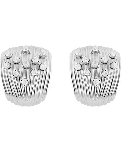 Hueb Bahia Diamond Earrings - Metallic