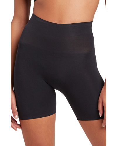 Wolford Cotton Contour Control Shaping Shorts - Blue