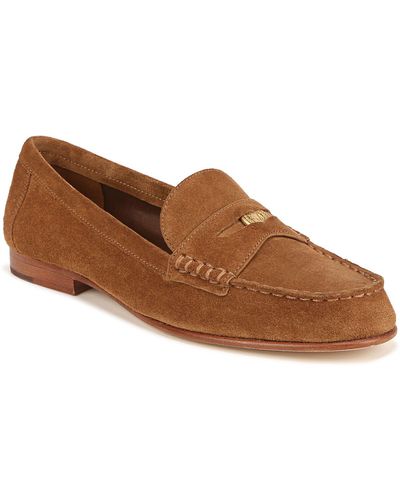 Veronica Beard Penny Loafer - Brown