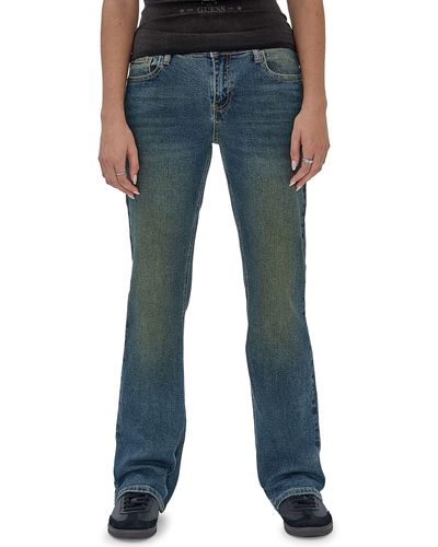 Guess Tinted Bootcut Jeans - Blue