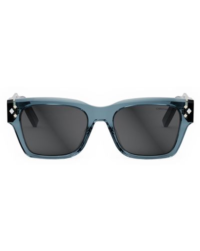 Dior Cd Diamond S2i 54mm Square Sunglasses - Multicolor