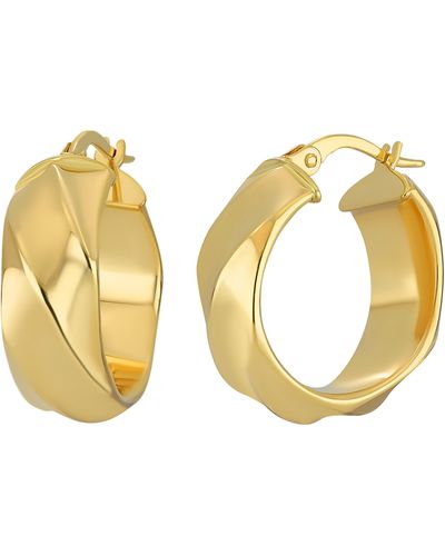 Bony Levy 14k Gold Hoop Earrings - Yellow