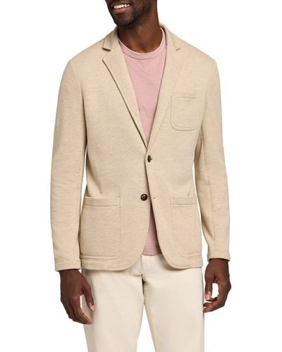 Faherty Brand Inlet Knit Blazer - Natural