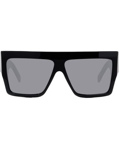Celine 60mm Flat Top Sunglasses - Black