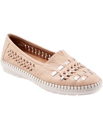 Trotters Rory Woven Flat - Natural