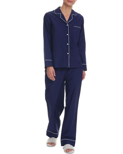 Papinelle Mia Organic Cotton Pajamas - Blue