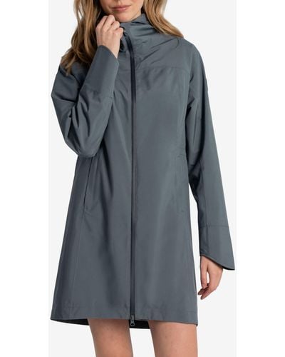 Lolë Element Hooded Waterproof Raincoat - Gray