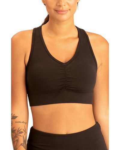Threads For Thought Alanna Racerback Sports Bra - Black