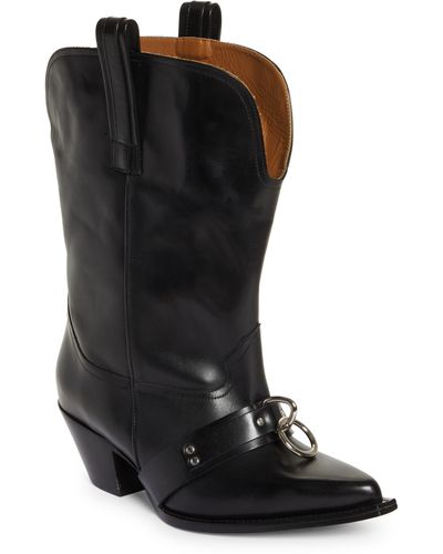 R13 Chunky Western Boot - Black