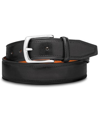 Bosca Palermo Leather Belt - Black