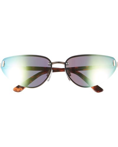 BP. Wrap Sunglasses - Metallic