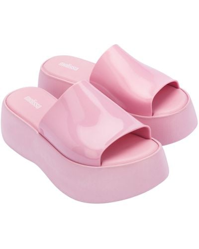 Melissa Becky Water Resistant Platform Sandal - Pink