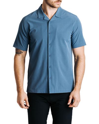Western Rise Outbound Performance Camp Shirt - Blue