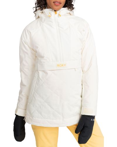 Roxy Radiant Lines Hooded Jacket - White