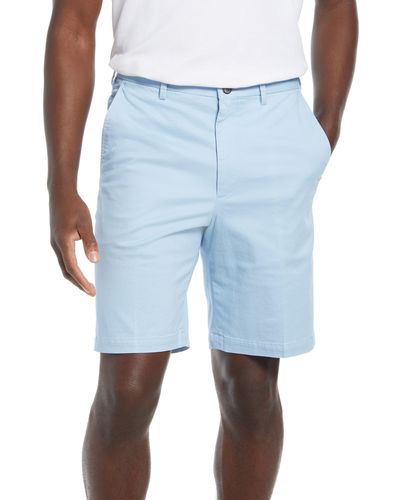 Vintage 1946 Classic Flat Front Chino Shorts - Blue