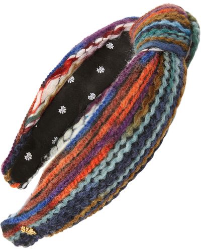 Lele Sadoughi Mixed Yarn Knotted Headband - Multicolor