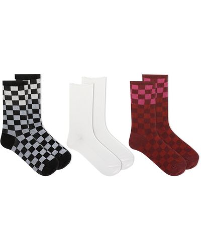 K Bell Socks 3-pack Assorted Boot Crew Socks - Multicolor