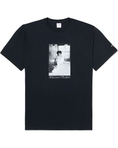 Noah X The Cure 'why Can't I Be You' Cotton Graphic T-shirt - Black