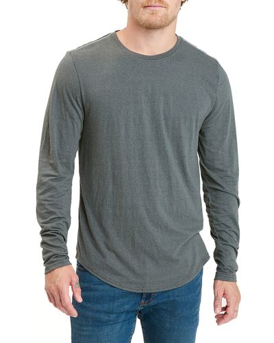 Threads For Thought Kye Slub Long Sleeve T-shirt - Gray