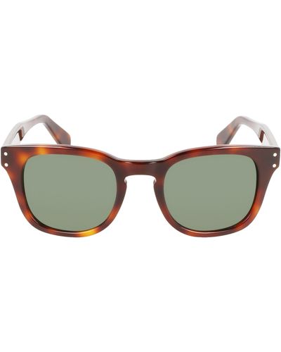 Ferragamo 49mm Small Rectangular Sunglasses - Multicolor