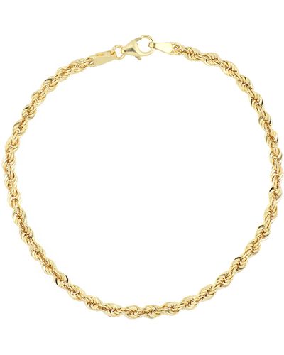 Bony Levy 14k Gold Rope Chain Bracelet - Metallic