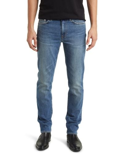 BLK DNM Slim Straight Leg Organic Cotton Jeans - Blue