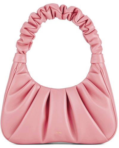 JW PEI Gabbi Ruched Faux Leather Hobo Bag - Pink