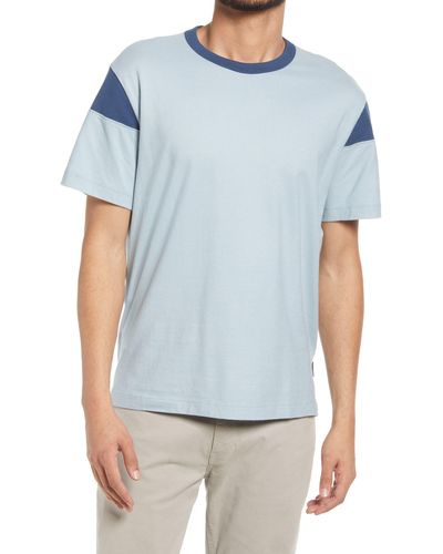AG Jeans Beckham Colorblock T-shirt - Blue