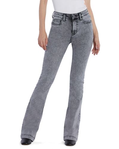 HINT OF BLU Rosa Flare Jeans - Blue